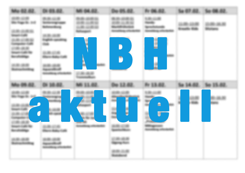 Vorschaubild Wochenplan Nachbarachftshaus